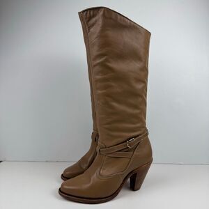 Vintage Dexter Tan Tall Heeled Boots Size‎ 8